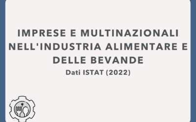 Conti economici delle imprese e delle multinazionali nell’industria alimentare e delle bevande (2022)