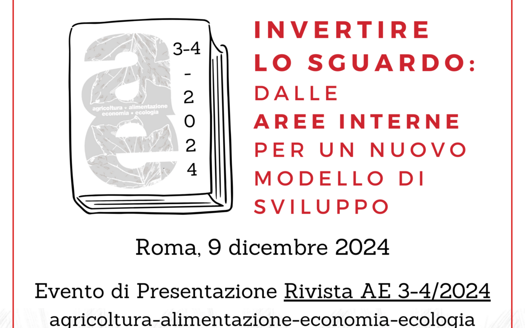 AE 3/2024 – Invertire lo sguardo: dalle Aree interne per un nuovo modello di sviluppo